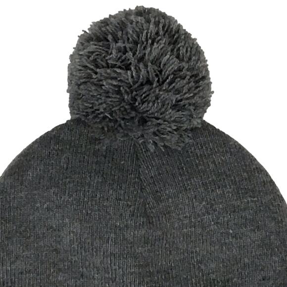 NEW Baileys Irish Cream Liquor Heather Charcoal Gray Pom Pom Beanie Hat Top OS - Picture 4 of 4